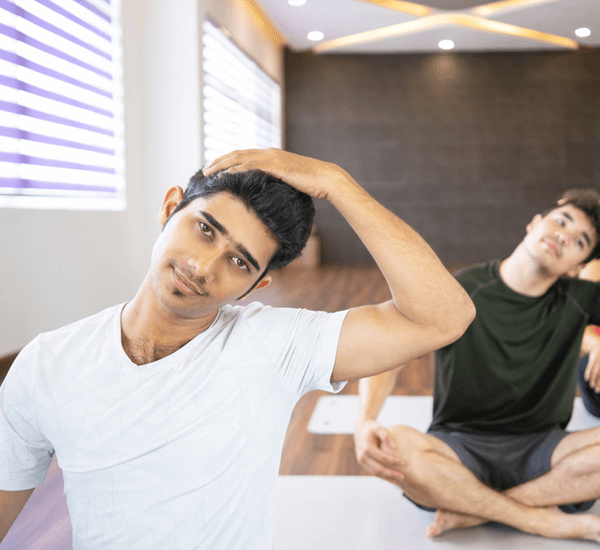 Slow Stretching Yoga Asana for Neck